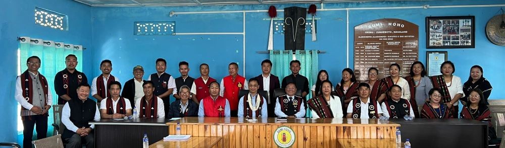 Sümi Hoho organised a felicitation programme for the newly elected office bearers of the Sümi Totimi Hoho at Sümi Hoho Ki in Zunheboto on May 25.